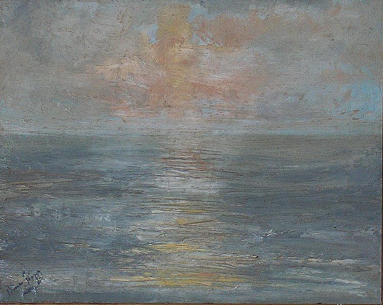  Sunset at sea